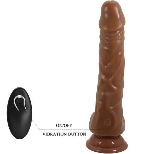 BAILE - REALISTIC VIBRATOR WITH REMOTE CONTROL SUCTION CUP 4